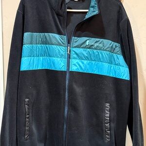 Cotopaxi Men's Performance Jacket in Black and Blue